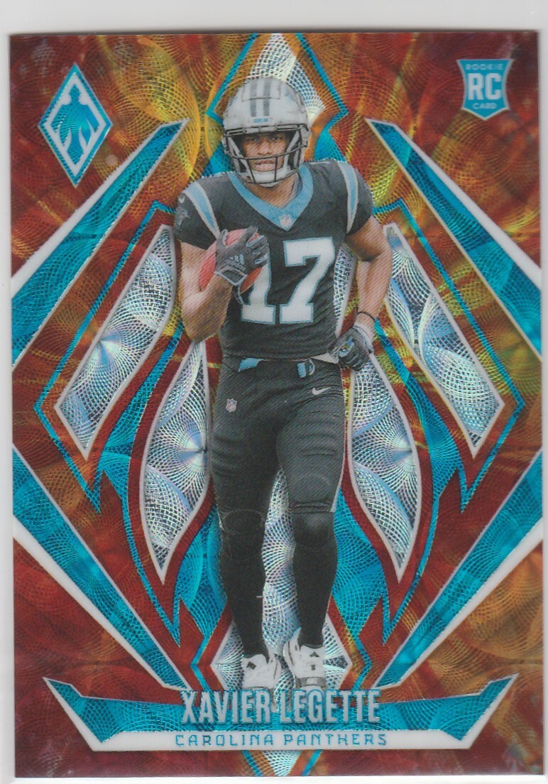 Xavier Legette #249 RC 2024 Panini Phoenix NFL Exclusive FIREBURST /350 Panthers