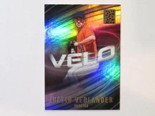 2022 Panini Capstone Baseball Justin Verlander Velo Insert Card V-7 Astros NM-M!