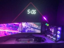 Top of the line custom gaming pc w/ 2 gaming monitors & hardware