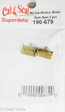 Cal-Scale HO #679 Cab Window Shade Cloth Open (Brass Castings)