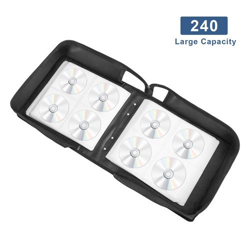240/400PCS CD DVD Ray Disc Carry Case Protector Storage Bag Wallet Binder - Picture 9 of 10