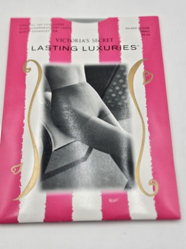 Victorias Secret Lasting Luxuries Control Pantyhose Flagstone Stockings Sz Small - Picture 1 of 2