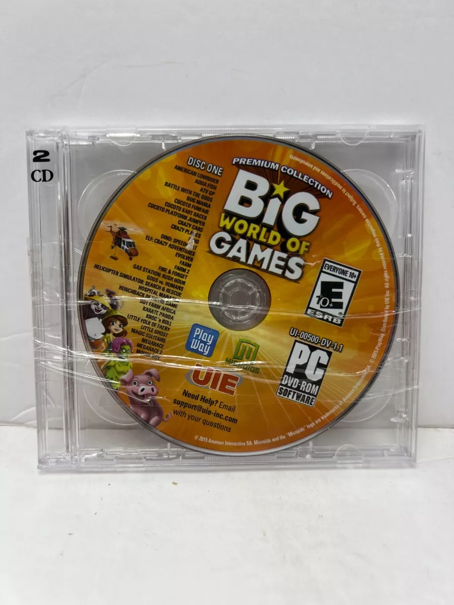 All-New Premium Collection Big World of Games PC DVD-ROM Over 50