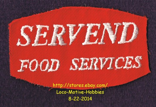 LMH PATCH Badge  SERVEND FOOD SERVICES  Service 1970 Uniform Logo Catering 3.25"