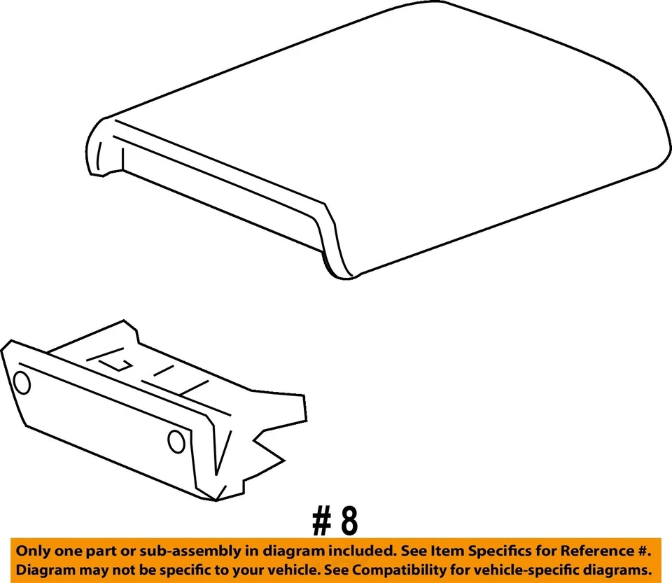 Used Front Lower Center Console fits: 2010 Cadillac Sts Base floor 15 speaker sy Foto 4 de 4