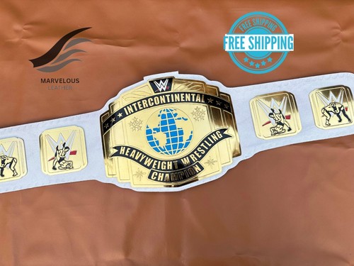 Intercontinental World Heavyweight Championship Wrestling Replica Title Belt 2MM - Picture 2 of 6