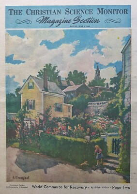 J GREENLEAF MARBLEHEAD GARDEN ATOMIC SLATE GRASSHOLM CO CS MONITOR June 4 1949