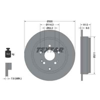 Textar 2X Bremsscheibe 92162503