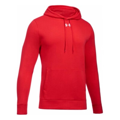 Under Armour Men's Red UA Hustle Fleece Hoodie-Our Price: $28.95-31.95
