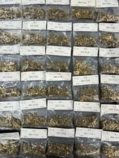 QTY 1 TRADESHIP MODULE 0.5 PITCH BRASS PINION GEAR 8 TEETH 3/32" BORE- SLOT CAR