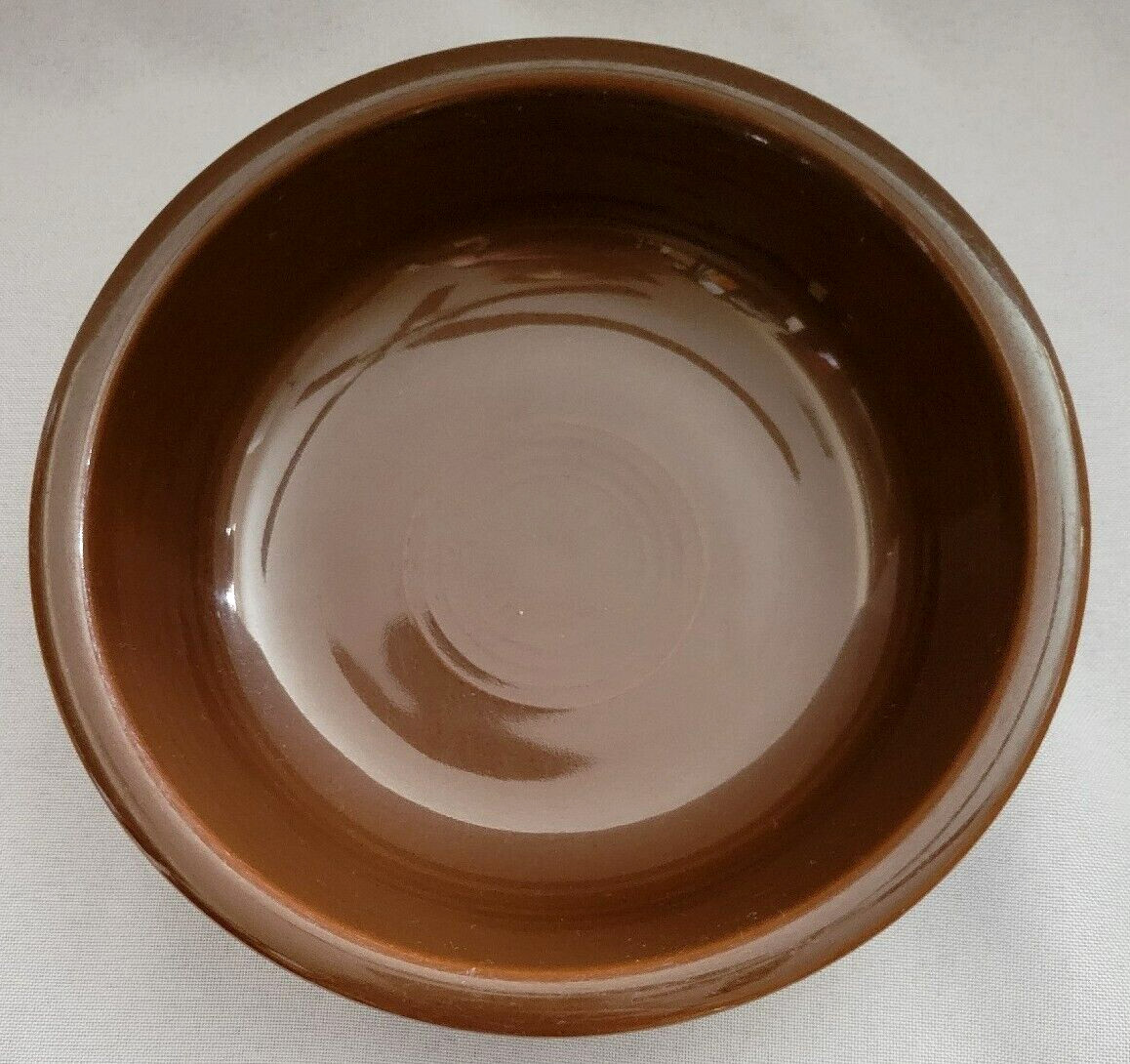 SET OF 2 HOMER LAUGHLIN FIESTA CHOCOLATE BROWN SOUP BOWLS 7"