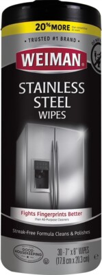 Stainless Steel Wipes - 30 Count (Pack of 1) | Weiman Products