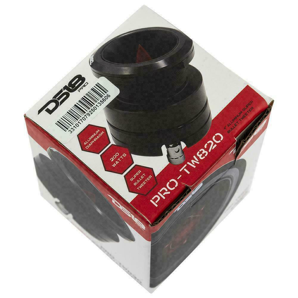 DS18 PRO-TW120 Super Tweeter In Silver - 1", Aluminum Frame And - Foto 2