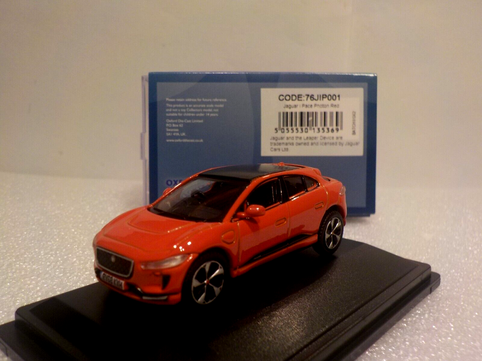 Jaguar I Pace - Photon Red -  1/76 -  Oxford Diecast 76JIP001 New