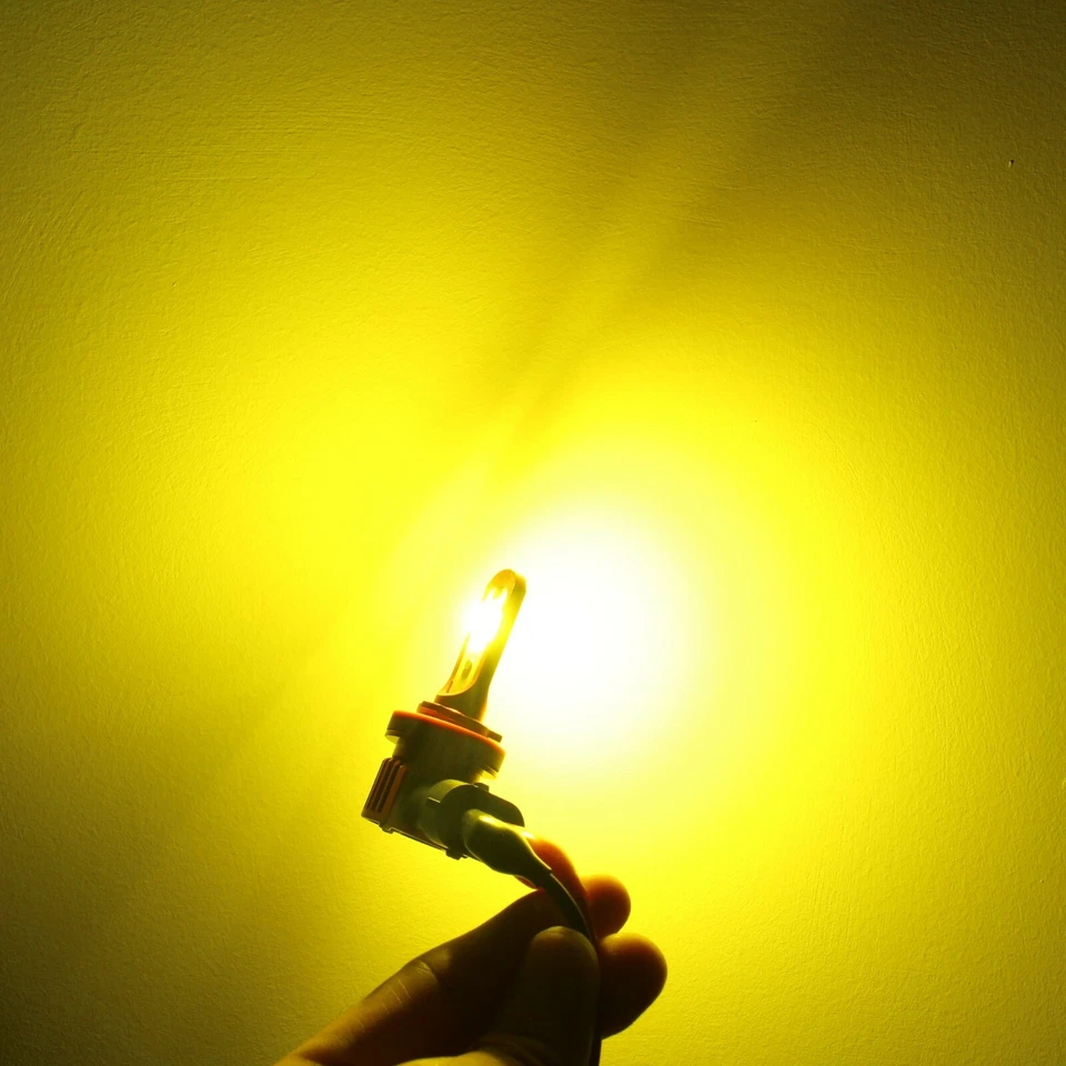 Lâmpada de neblina ALLA LIGHTING LED H11 para Toyota Honda, brilhante 3000K amarelo dourado - Imagem 4 de 4