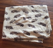 Mudding Monster Trucks Twin Size Bed Fitted Sheet  Pillow Case Mud Trucks Guc