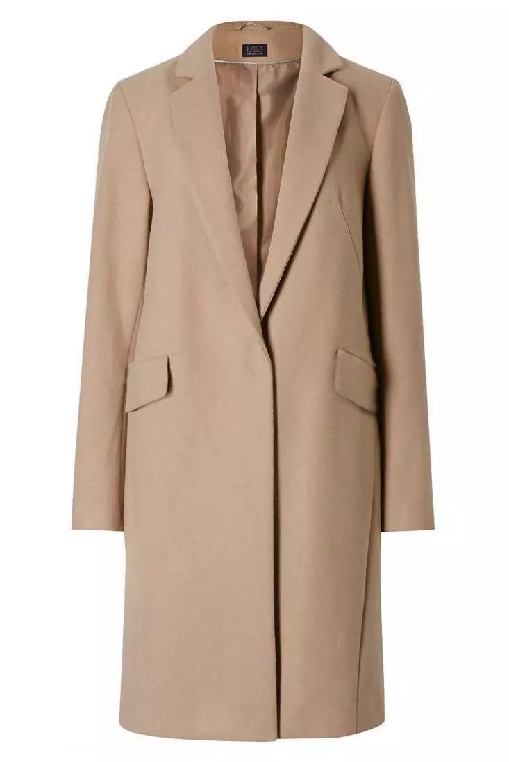 Camel coat store m&s