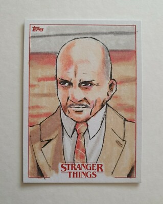 Topps Stranger Things Welcome to the Upside Down Sketch Card by Humberto Fuentes