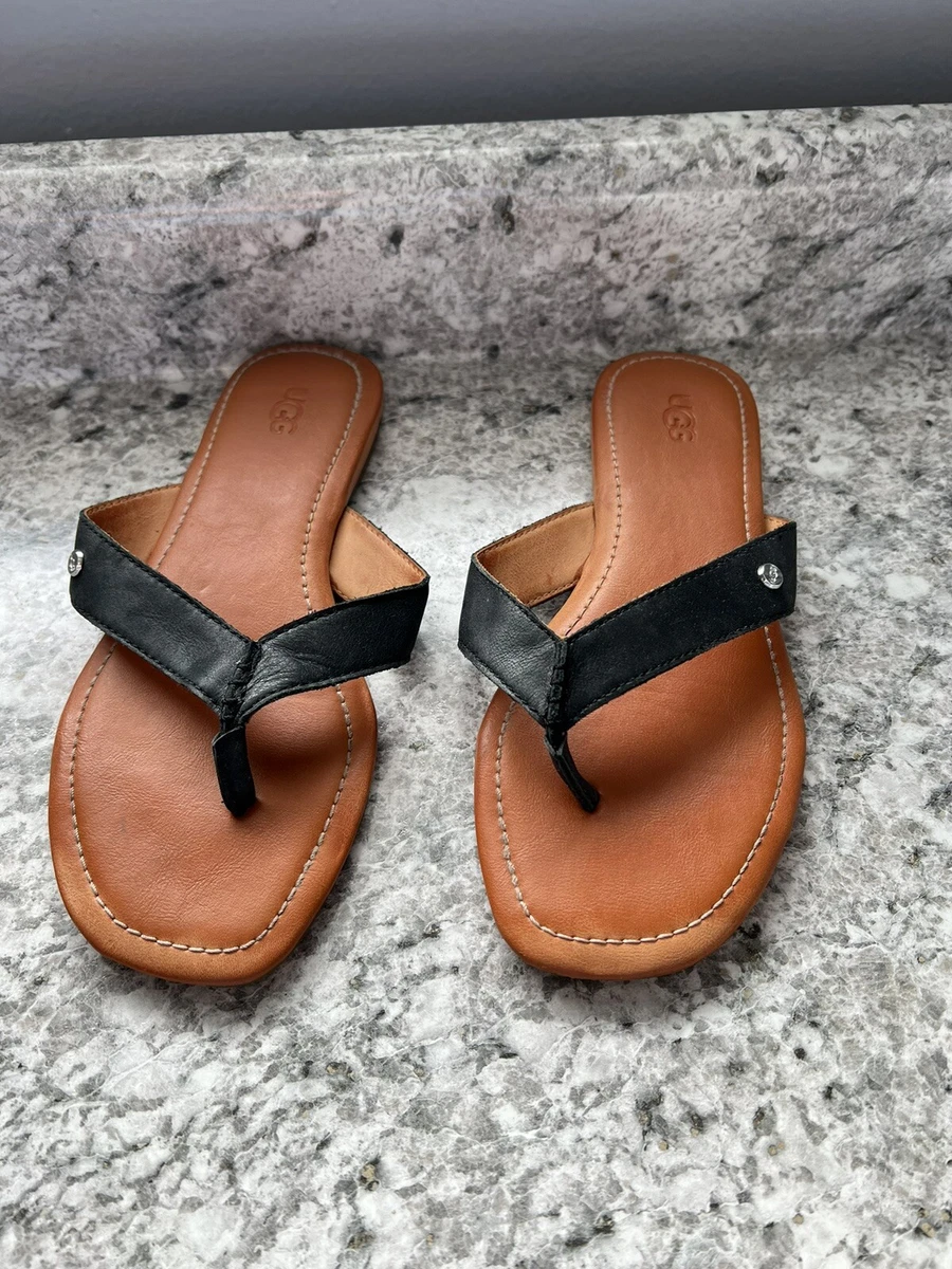 Ugg brown sandals cheap