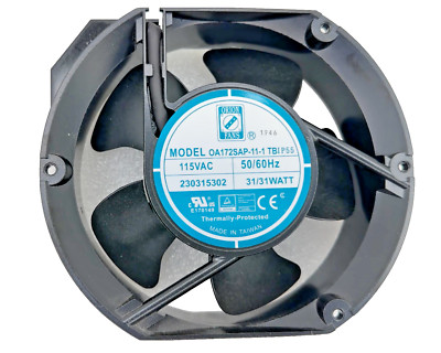 Orion OA172SAP-11-1TB AC Fan 115 VAC 31 Watt 50/60 Hz IP 55