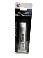Fun World Professional Gray Cream Makeup Tube .7 oz Halloween Cosplay Theatre