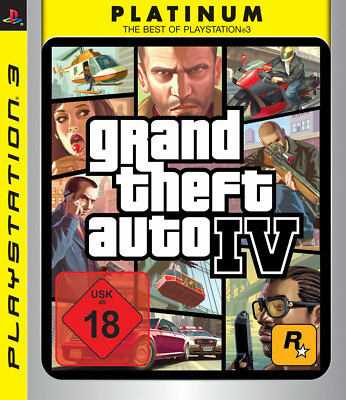 Grand Theft Auto IV, GTA 4 Platinum [PlayStation 3, PS3, 2009] NEU & OVP!