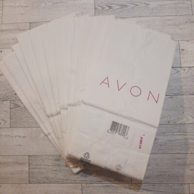 Lot of 50 Avon Paper Shopping Order Popcorn Bags - New - 2015 - Medium