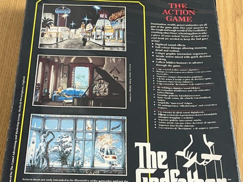 Amiga U.S. Gold The Godfather Vintage Game - New Sealed -👽👾Retro Gift Idea👾👽 - Afbeelding 10 van 24