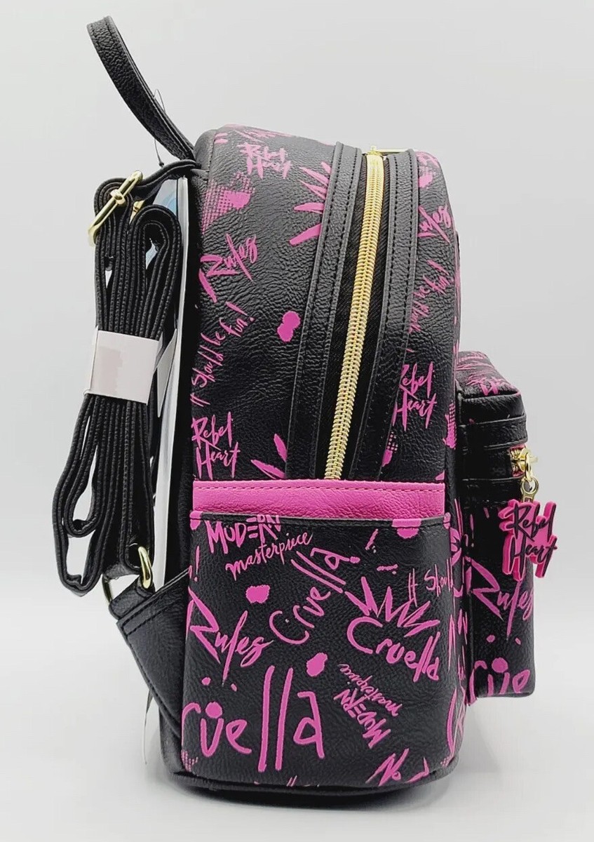 Loungefly Disney Villains Cruella Graffiti Mini Backpack EE  display picture 1