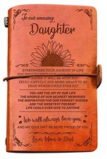 To Our Daughter Leather Journal Joy of Our Life To Daughter from Mom Dad