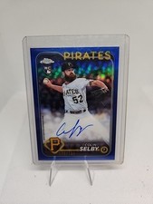2024 Topps Chrome #RA-CS Colin Selby Rookie Autographs Blue Refractor #/150