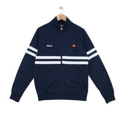 Ellesse Trainingsjacke Herren Größe L Blau 80er Freizeit Retro Streifen Freizeit
