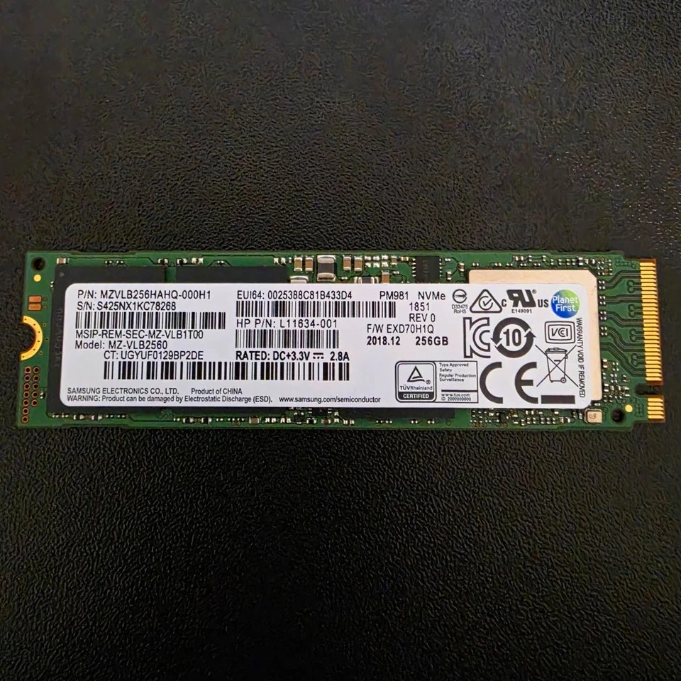 Samsung M.2 Interface 256 GB Solid State Drives | Updated Sep 2026