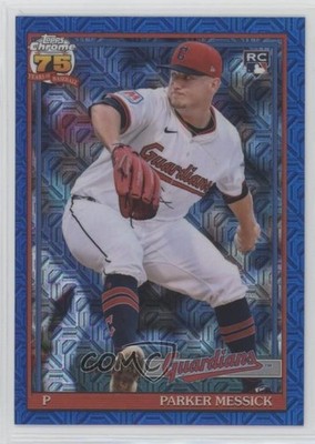 2026 Topps Series 1 Blue Refractor 75/150 Parker Messick #91C-64 Rookie RC n0j