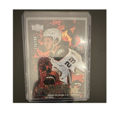 Upper Deck 2024-25 SkyBox Metal Universe Mason McTavish Blast Furnace BF-4 /199