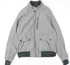 Giubbotto Bomber Uomo UK Taglia XL Zara Uomo Grigio