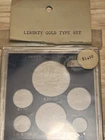 Vintage  Coin Holder - Liberty gold type set
