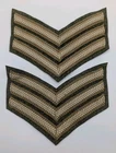 Replica Reenactment British Army WW1/ WW2 Sergeant Rank Stripes Chevrons- New