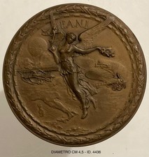 ROMA CONFERENZA INTERNAZIONALE DELLA F.A.I. 1922 MEDAGLIA GRANDE MODULO LIBERTY