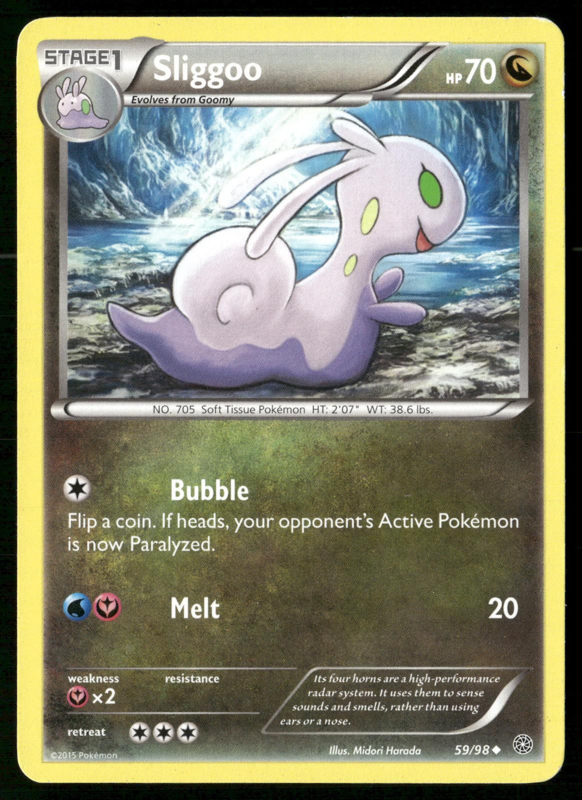 Sliggoo 59/98 Uncommon Ancient Origins Pokemon MP