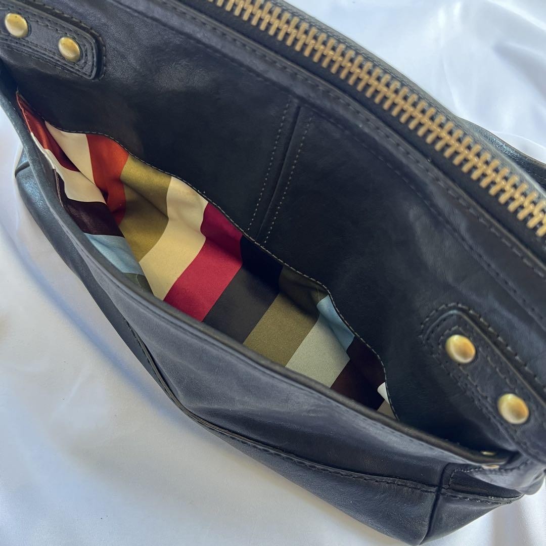 Coach Legacy 65th Anniversary Turnlock Handbag Black Leather