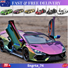 1:24 Lamborghini Revuelto Alloy Model Car Toy with Sound & Light