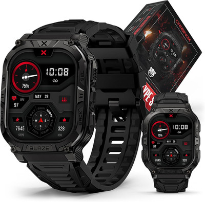 Blaze Smart Watch with GPS   Rugged Fitness Trackers, IP69K Waterproof, 170+ Spo