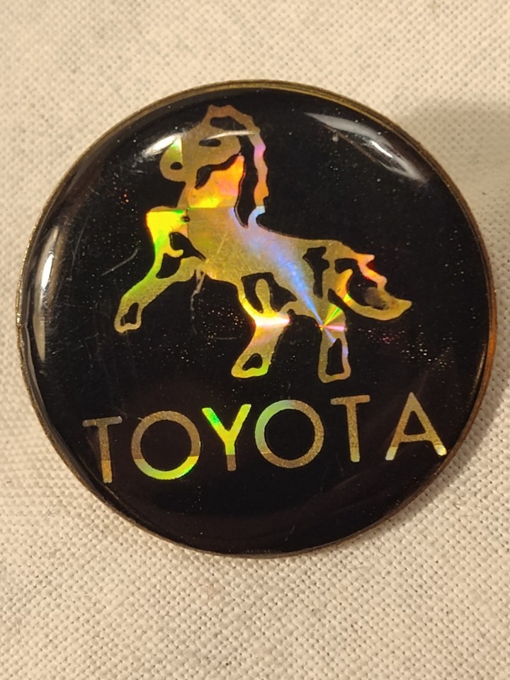 Vintage Toyota Horse Stallion Color Prism Lapel Pin 1980s eBay