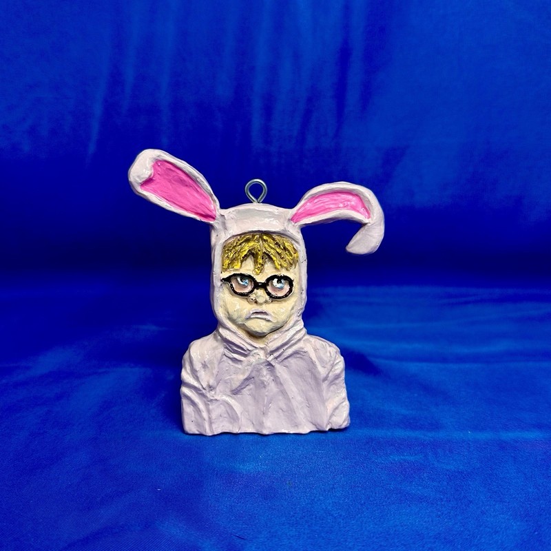 Resin Ralphie Ornament A Christmas Story Fan Art Holiday Decoration 4” Tall