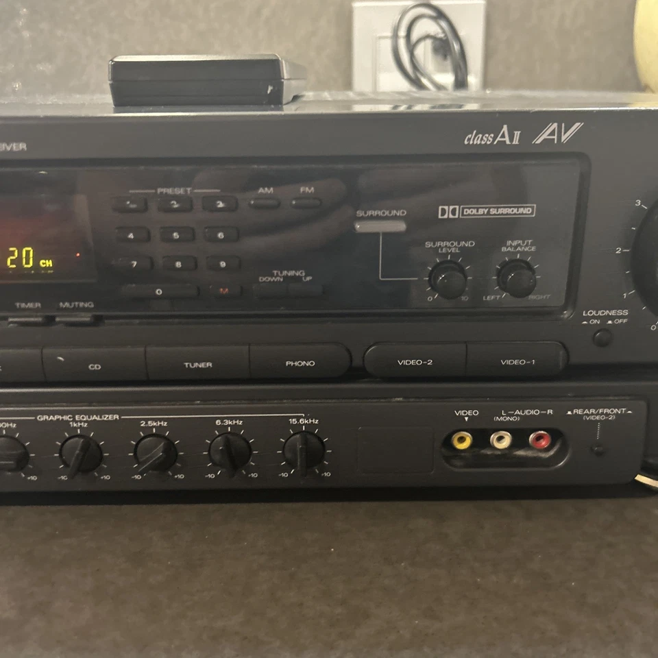 Fisher RS-636 Stereo Receiver  Vintage Hi-Fi Audio Dolby Surround Tested W/Remot - Image 3 of 4