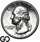 1941-S Washington Quarter, Flashy Choice BU++