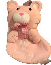 baby's first christmas stocking Pink NWT