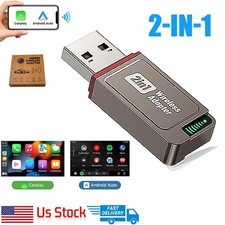 1/2Pack CarPlay Adapter For iPhone Apple USB Wireless Dongle Plug   Play NEW