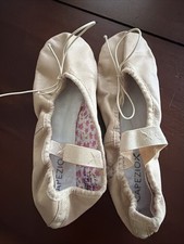 New Capezio 205 Ballet Pink Leather Ballet Slippers Size 7 M Dance Shoes